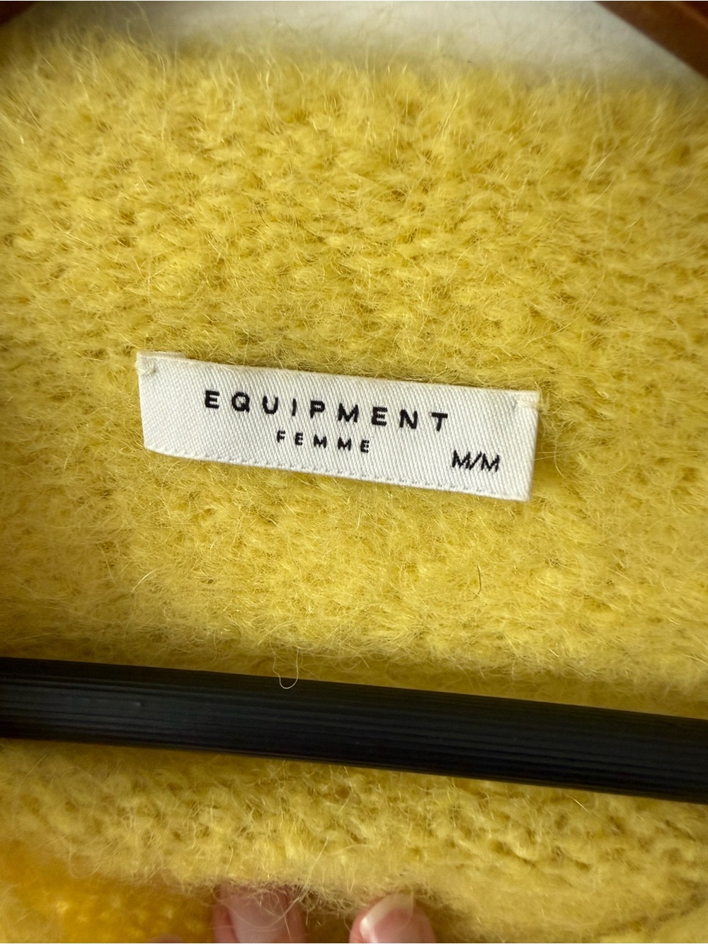 Equipment Souxanne Alpaca Blend Sweater Size Medium - Picture 5 of 7